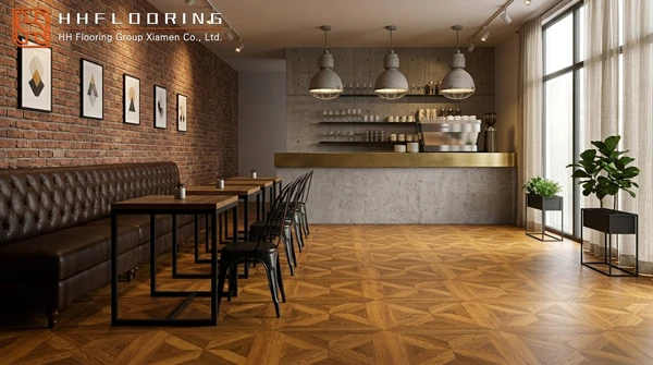 Commercial grade geometric laminate flooring suitable for hotel lobbies Commercial grade geometric laminate flooring suitable for hotel lobbies
